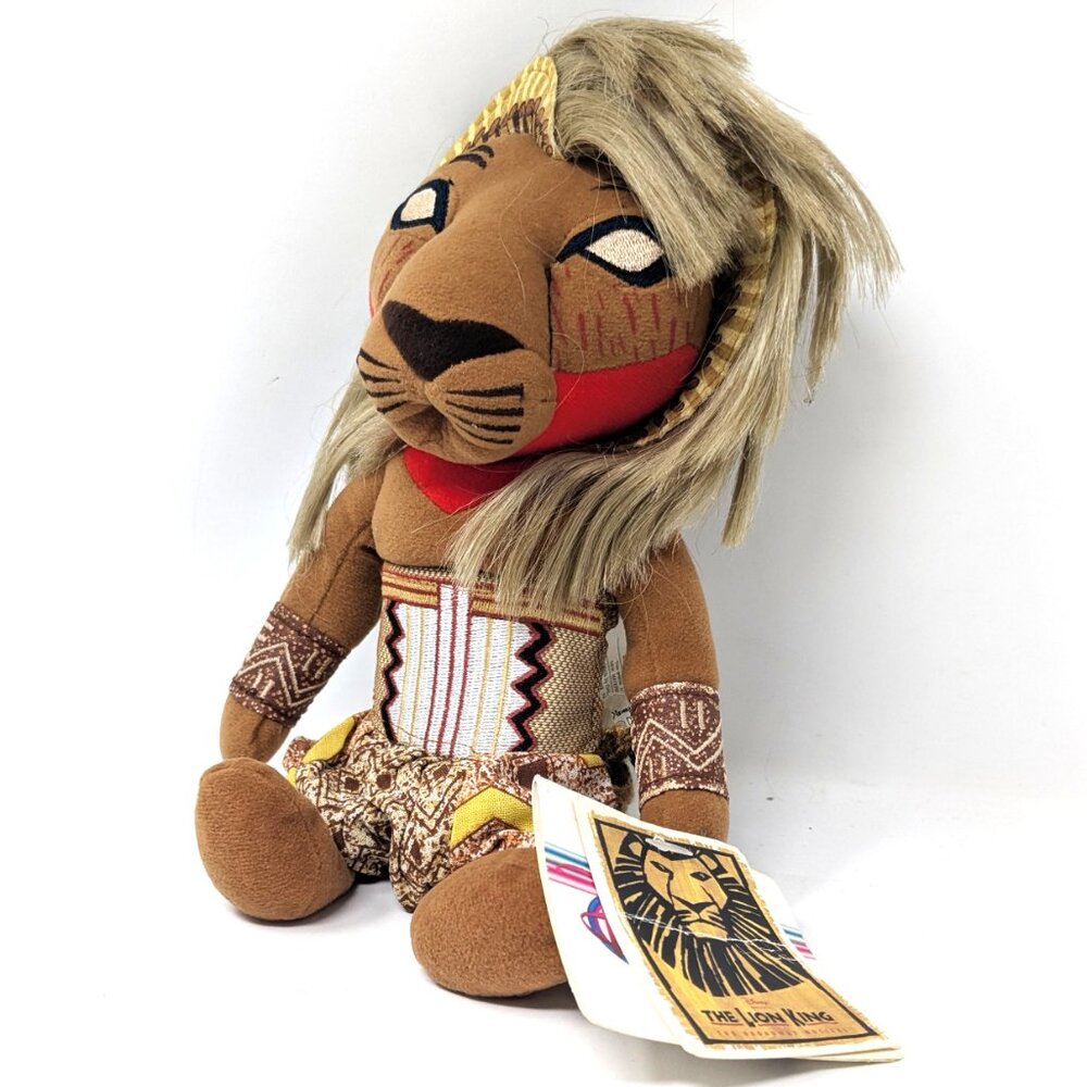 Lion King Broadway Debut Simba Plush 10" Disney Bean Bag Julie Taymor NWT 1997